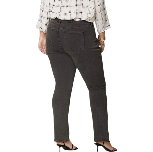 NYDJ MARILYN STRAIGHT JEANS WOMEN'S SIZE 14W - Picture 3 of 11